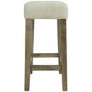 Elements International Oak Lawn Bar Table Single Pack (Table + Three Stools) IMAGE 11