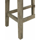 Elements International Oak Lawn Bar Table Single Pack (Table + Three Stools) IMAGE 13