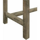 Elements International Oak Lawn Bar Table Single Pack (Table + Three Stools) IMAGE 7