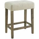 Elements International Oak Lawn Bar Table Single Pack (Table + Three Stools) IMAGE 9