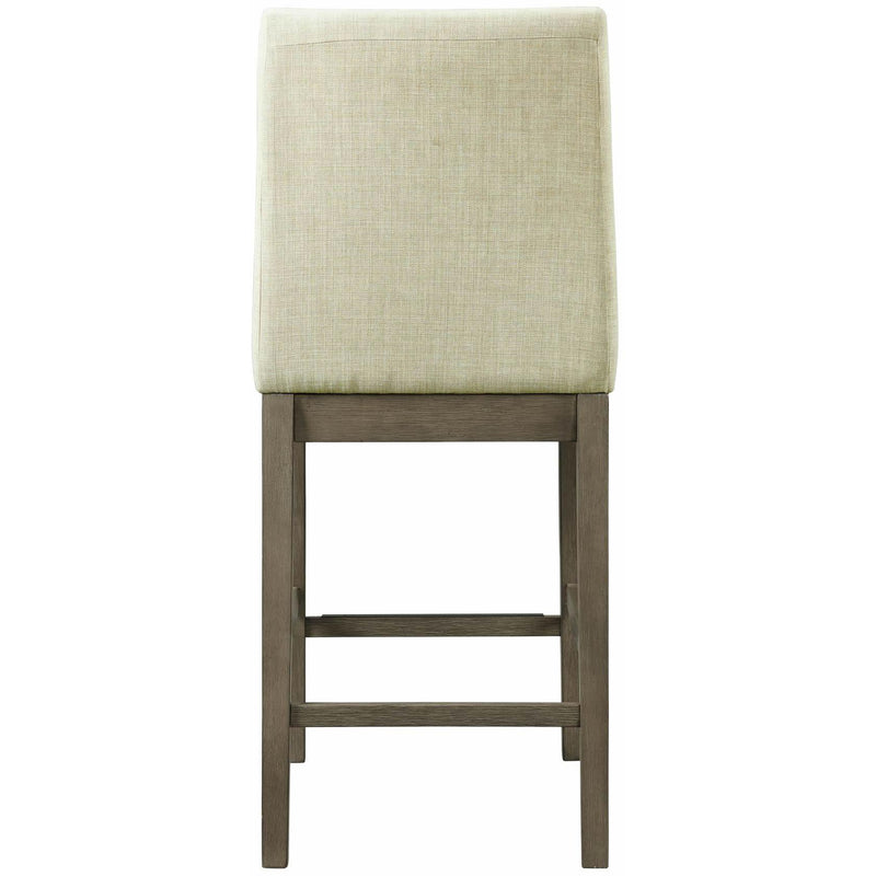 Elements International Dapper Counter Side Chair (Grey Finish) IMAGE 4