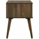 Elements International Coyote Queen Bed W/Carroll Navy w/Two End Table IMAGE 8