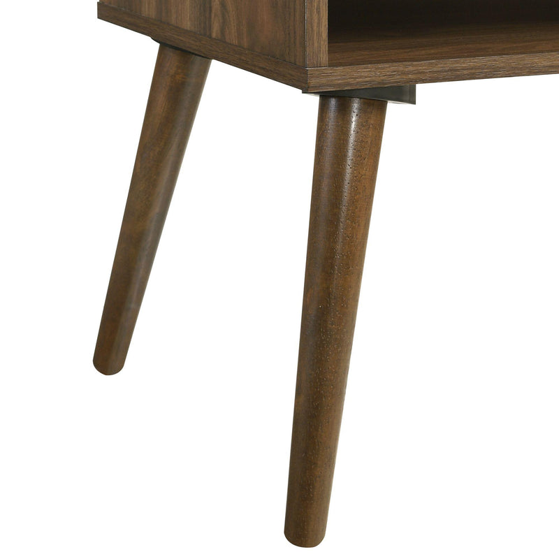 Elements International Coyote Queen Bed W/Carroll Grey w/Two End Table IMAGE 10