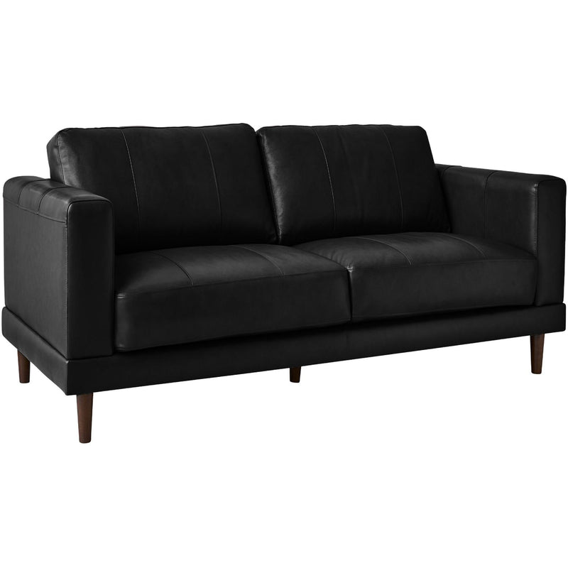 Elements International Hampton Loveseat in Fiero Black IMAGE 1