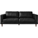 Elements International Hampton Sofa in Fiero Black IMAGE 2