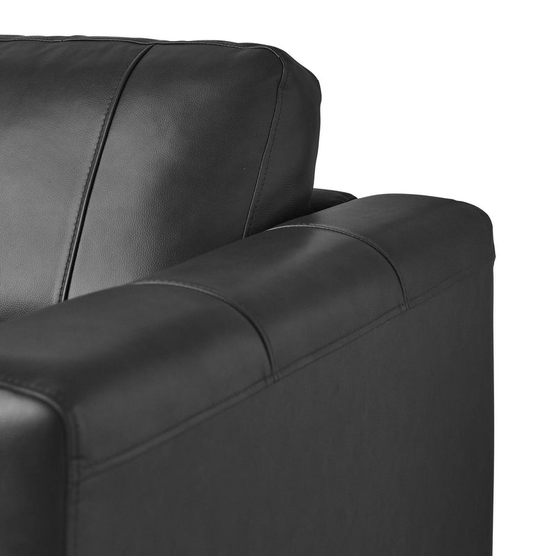 Elements International Hampton Sofa in Fiero Charcoal IMAGE 3