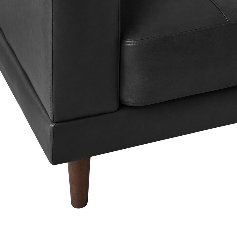 Elements International Hampton Sofa in Fiero Charcoal IMAGE 6