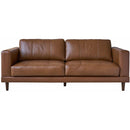Elements International Hampton Sofa in Fiero Fiero Tan IMAGE 2