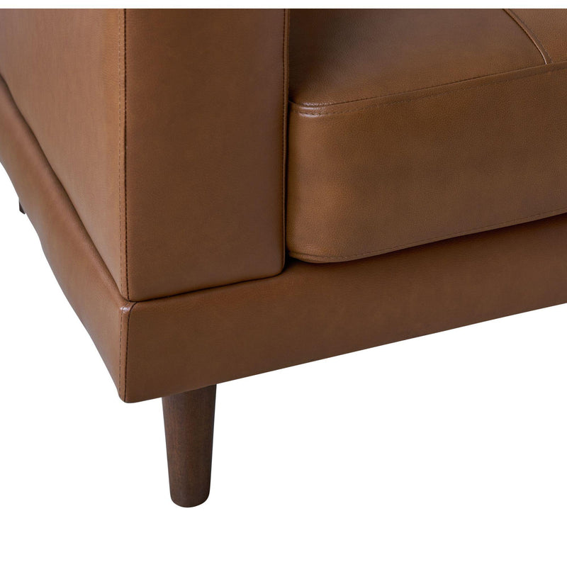 Elements International Hampton Sofa in Fiero Fiero Tan IMAGE 6