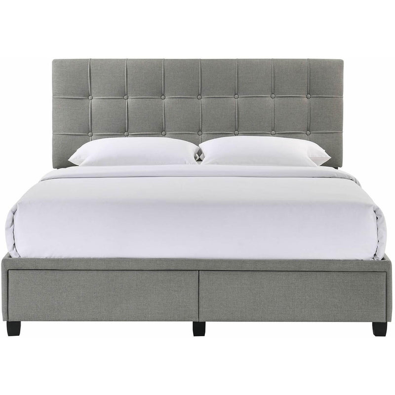 Elements International Hacienda Queen Storage Bed W/Tacoma Grey CM 003 IMAGE 3