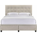 Elements International Hacienda Queen Storage Bed W/Tacoma Oak White CM 001 IMAGE 3
