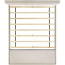 Elements International Hacienda Queen Storage Bed W/Tacoma Oak White CM 001 IMAGE 4