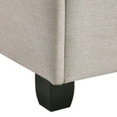 Elements International Hacienda Queen Storage Bed W/Tacoma Oak White CM 001 IMAGE 7