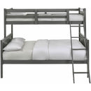 Elements International Sami Twin Over Full Bunk Grey IMAGE 2