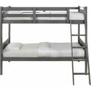 Elements International Sami Twin Over Twin Bunk Grey IMAGE 2