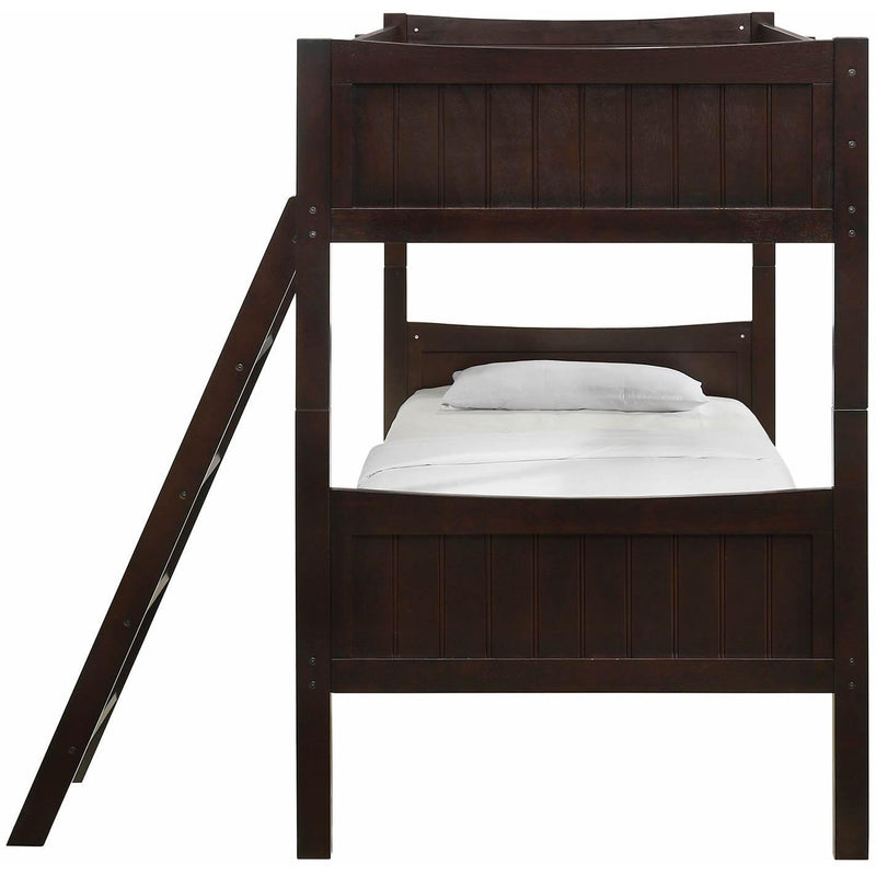 Elements International Sami Twin Over Twin Bunk Espresso IMAGE 3