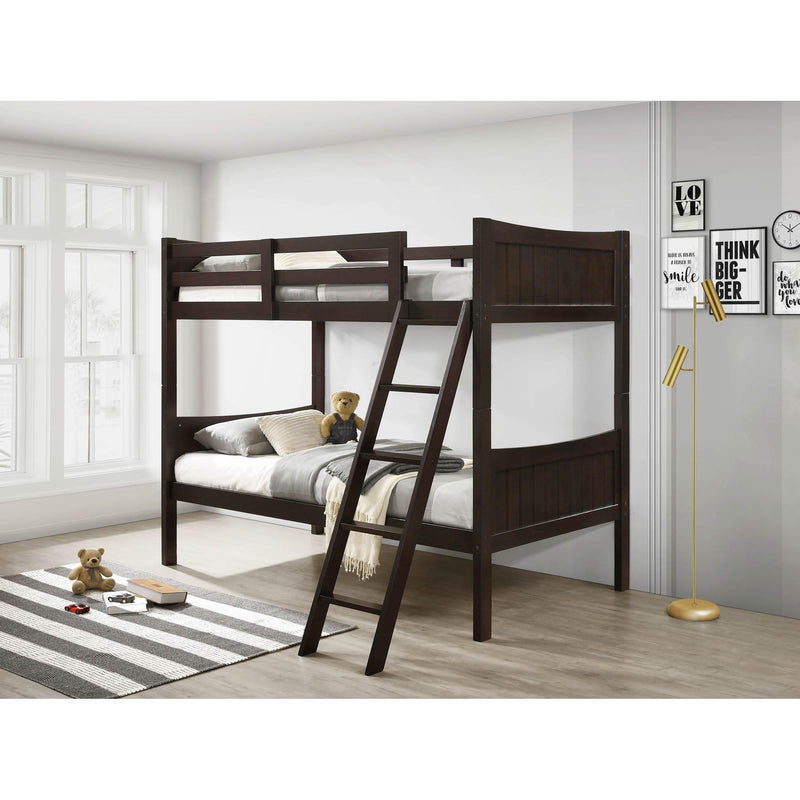 Elements International Sami Twin Over Twin Bunk Espresso IMAGE 7
