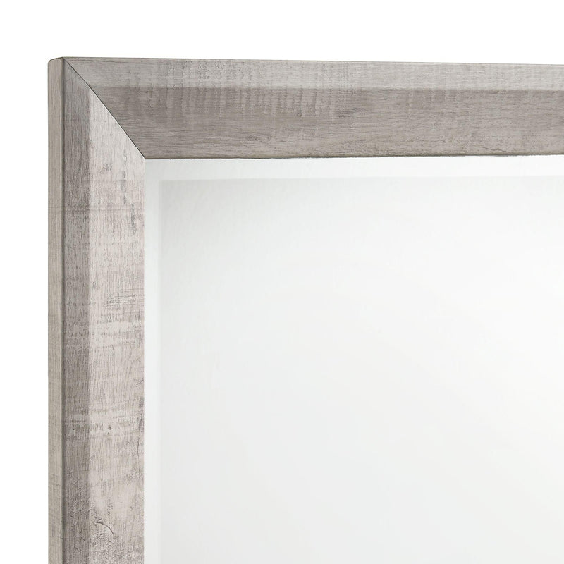 Elements International Ellen Dresser & Mirror Set White IMAGE 3