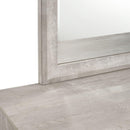 Elements International Ellen Dresser & Mirror Set White IMAGE 4