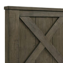 Elements International Maverick Queen Panel Bed Grey IMAGE 4