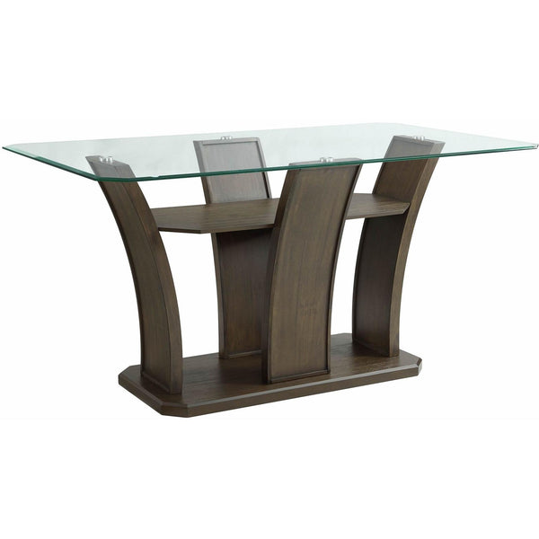 Elements International Dapper Rectangular Counter Dining Table IMAGE 1