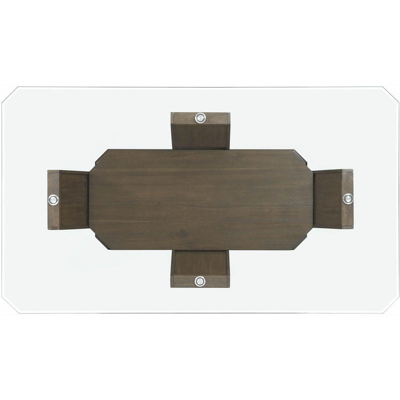 Elements International Dapper Rectangular Counter Dining Table IMAGE 3