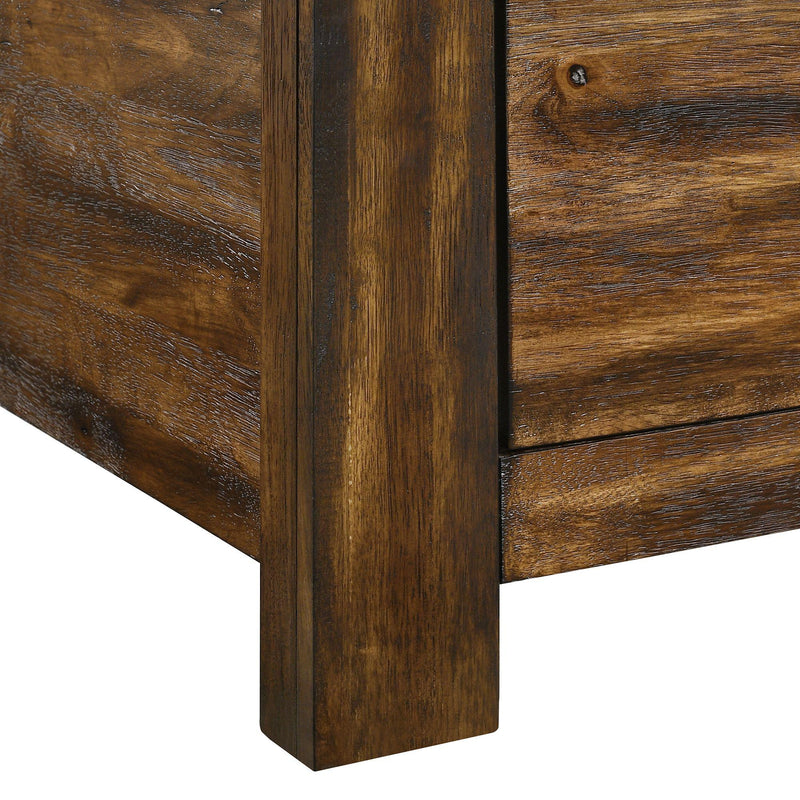 Elements International Warner Twin Platform Storage Bed in Chestnut IMAGE 5