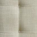  Elements International Oak Lawn Grey Bar Table Single Pack (Table + 3 Tan Fabric Stools) IMAGE 16