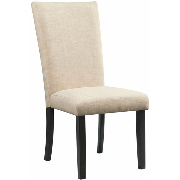 Elements International Felicia Upholstery Side Chair Dark IMAGE 1