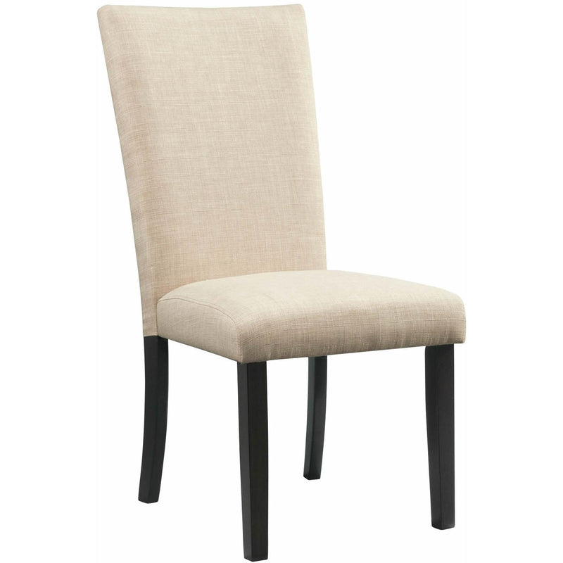 Elements International Felicia Upholstery Side Chair Dark IMAGE 1
