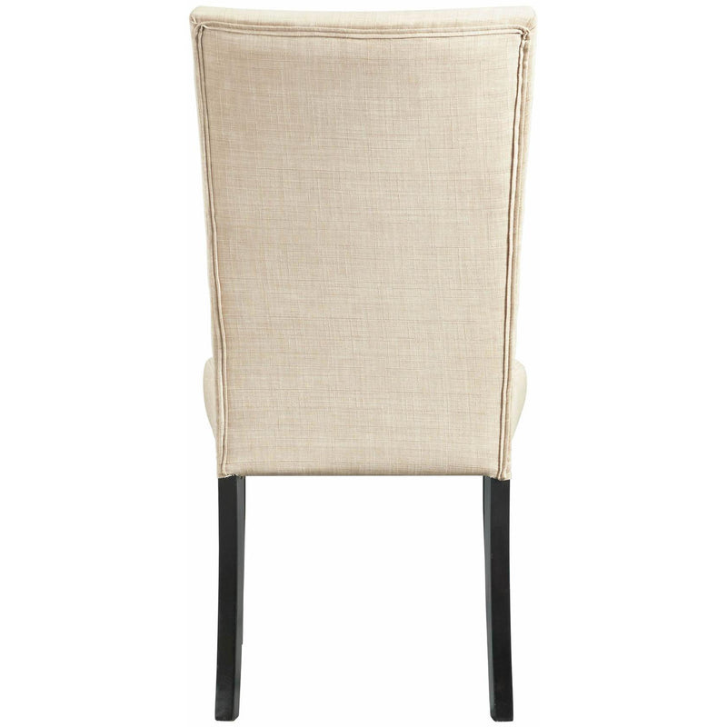 Elements International Felicia Upholstery Side Chair Dark IMAGE 4