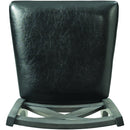 Elements International Alex Counter Side Chair W/Black PU Grey IMAGE 5