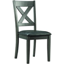 Elements International Alex Dining Side Chair Grey IMAGE 1