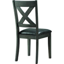 Elements International Alex Dining Side Chair Grey IMAGE 4