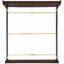 Elements International Louis Philippe King Panel Bed in Cherry IMAGE 3