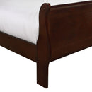 Elements International Louis Philippe King Panel Bed in Cherry IMAGE 5