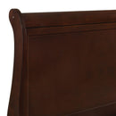 Elements International Louis Philippe Twin Panel Bed in Cherry IMAGE 5