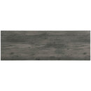 Elements International Oak Lawn Charcoal Grey Bar Table Single Pack (Table + 3 Grey Fabric Stools) IMAGE 8