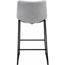  Elements International Seth (QSD6099-5B) 30" Linen Grey Bar Stool IMAGE 4