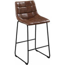  Elements International Seth (QSD6099-5B) 30" Distressed Cappuccino Bar Stool IMAGE 1