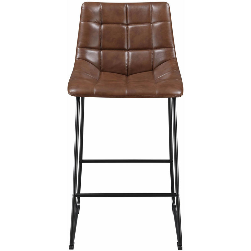  Elements International Seth (QSD6099-5B) 30" Distressed Cappuccino Bar Stool IMAGE 2