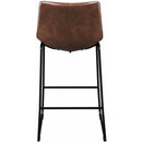  Elements International Seth (QSD6099-5B) 30" Distressed Cappuccino Bar Stool IMAGE 4