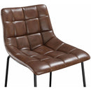  Elements International Seth (QSD6099-5B) 30" Distressed Cappuccino Bar Stool IMAGE 5