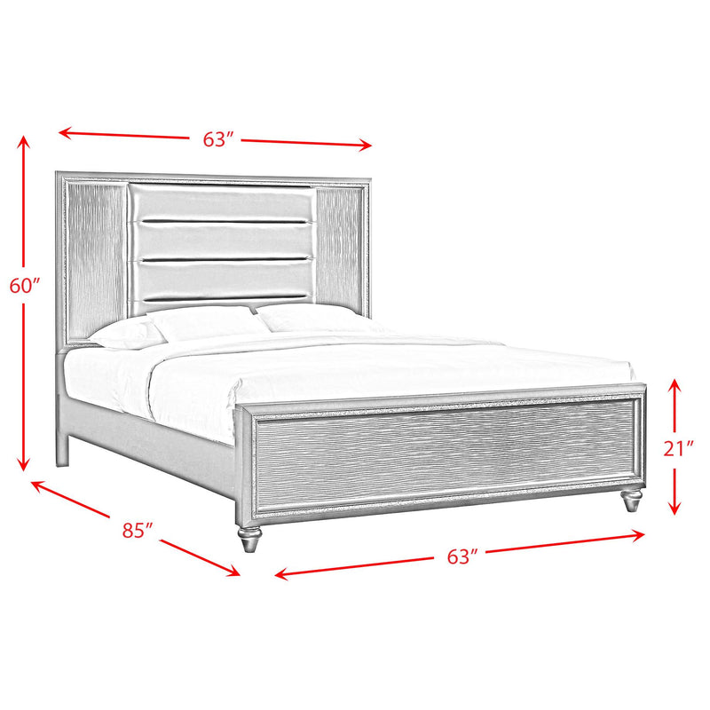 Elements International Moonstone MN600QB Queen Panel Bed IMAGE 12