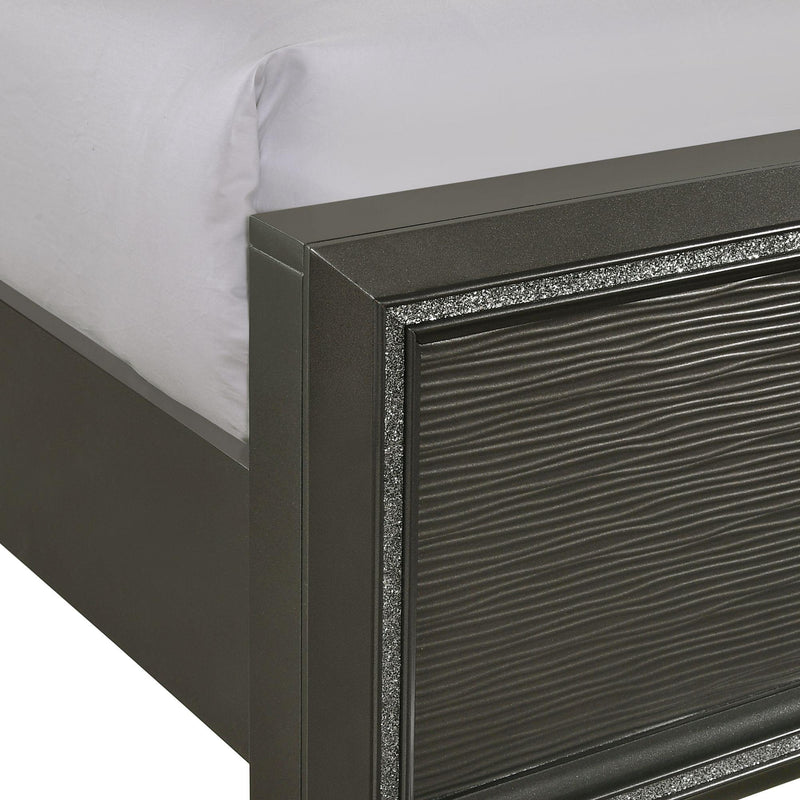 Elements International Moonstone MN600QB Queen Panel Bed IMAGE 6