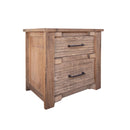 International Furniture Direct Berlin 2-Drawer Nightstand IFD2051NTS IMAGE 1