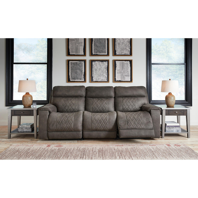 Signature Design by Ashley Hoopster Power Reclining Leather Look Sofa 2370358/2370346/2370362 IMAGE 2
