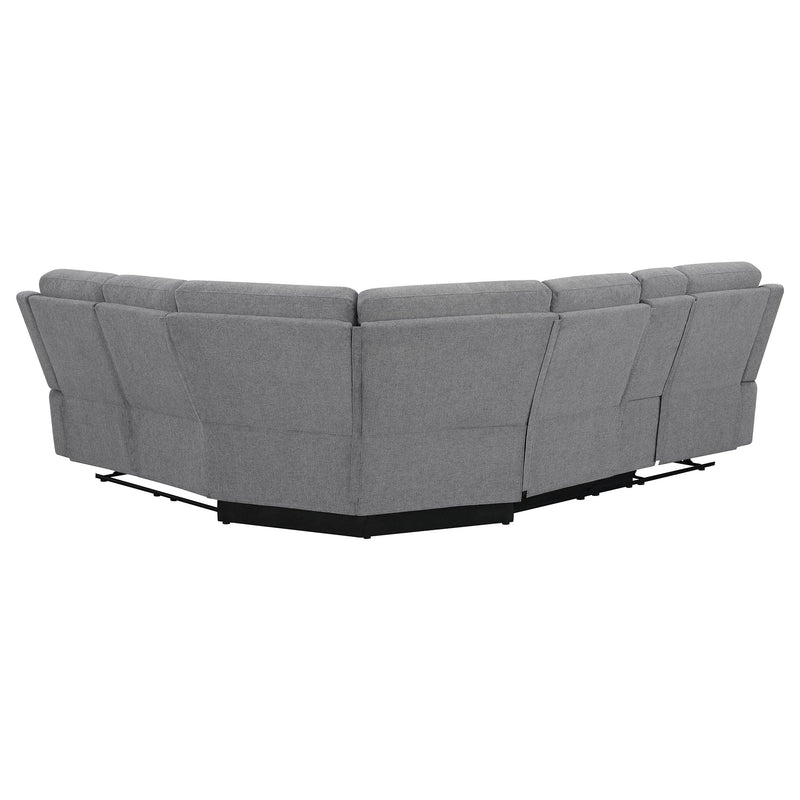 Coaster Furniture Reclining Fabric 3 pc Sectional 609620 IMAGE 3