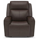 Flexsteel Barnett Power Leather Match Recliner 1601-50PH 030-70 IMAGE 2