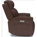 Flexsteel Barnett Power Reclining Leather Match Loveseat 1601-64PH 030-54 IMAGE 3